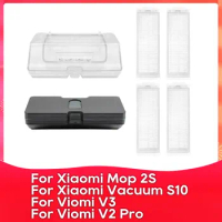 For Xiaomi Mi Robot Vacuum Mop 2S / XiaoMi Vacuum S10 / Viomi V3 / Viomi V2 Pro Robot Vacuums Water Tank Dust Box Accessories