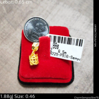 Emas 916,Loket Sempoa Sbw Bucket T$ C H6.5 0.65cm Design:8229<M0N4Y>P916D(M9)-Size: 0.46cm