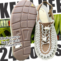 1-2 วันรับสินค้าเลย】35-44 รองเท้าถักเชือกรัดส้นสไตล์ Keen Sandal รองเท้าเที่ยวชายหาด เดินป่า ทำงาน พ