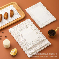 2025 Rectangular Flower Base Paper Oil Absorbing Paper Baking Paper Cake Border Paper Kitchen Fried 