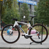 TWITTER 24S T900 ultralight carbon fiber road bike hydraulic disc brakes 700*25C bycicle велосипед велосипеды взрослые bicicleta