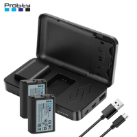 NP-FW50 Replacement Battery +Charger Case for Sony Alpha A6000 A6400 A6500 A6300 A6100 ZV-E10 A7 A7II A7RII A7SII A7S A7S2 A7R