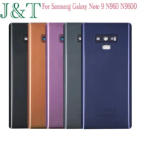New For Samsung Galaxy Note 9 N960 N9600 N960F Battery Back Cover Rear Door Note9 3D Glass Panel Note9 Housing Case Camera Lens