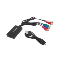 1080P Component to HDMI-Compatible Converter YPBPR RGB + R/L Audio to HDMI-Compatible Adapter 5RCA to HDMI-Compatible