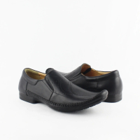 SEPATU SLIP-ON KULIT PRIA FELIX VERGUSO - AC 993 BLACK