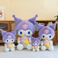 Gấu Bông Kuromi Ôm Kem - Thú Nhồi Bông Kuromi Nhân Vật Hoạt Hình Cao Cấp Gấu Bông City
