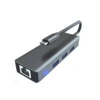【Amachine】AMT-H03 TYPE C極速PD 7合1 多功能HUB(HDMI/PD快充/USB3.0/GigaLAN/TF/SD)