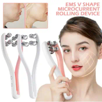 New Ems Face Lifting Roller Rf Eye Beauty Device Remove Anti-wrinkle Tightening Skin Wrinkle Instrument Lifting V-sh X8x2