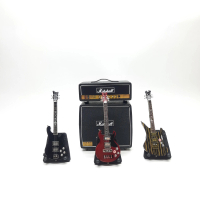 miniatur gitar A7X 1:12 dan miniatur ampli marshall aksesoris figure