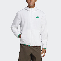 Adidas Tr-es+ Bl Lig J IB8146 男 連帽外套 運動 訓練 吸濕 排汗 透氣 亞洲版 白綠
