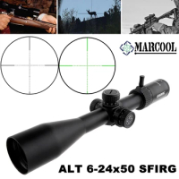 Marcool Alt 6-24X50 Riflescope Scope Voor Geweer Sfp Sfirg 30Mm Buis Dia. Tactische Optica Jacht Airsoft Apparatuur Past. 223 .3