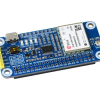 Waveshare ZED-F9P GPS-RTK HAT for Raspberry Pi, Centimeter Level Accuracy, Multi-Band RTK Differential GPS Module