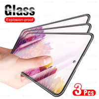 For Samsung Galaxy S20 FE 5G 3pcs tempered protective safety screen protector glass on for samsung s20 20s fe galax s20 fe 5g