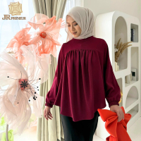 BLOUSE VELLA NIO | Blaus Dolly | Baju wanita Blouses Fabric Kolar Lembut Soft Tops Sleeves