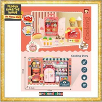 COOKING KITCHEN SERIES 2 Refrigerator Pretend Kitchen Toys Mainan Anak Kualitas Bagus