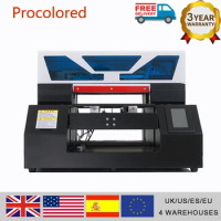 Procolored DTG Printer A3 for Tshirt Textile Clothes Printing Machine Garment A4 Flatbed Printers for Black T-shirt Jeans