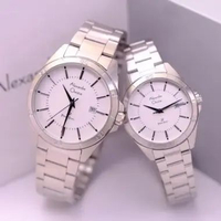 JAM TANGAN COUPLE ALEXANDRE CHRISTIE AC1011 / AC 1011 STAINLESS ORIGINAL - silver silver