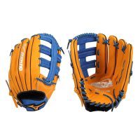 MIZUNO 壘球手套-外野手用-右投 外野 美津濃 1ATGS22930-47 黃藍