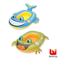 《Bestway》水中生物充氣小艇-魚、青蛙(69-03959)