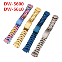 Watch accessories Metal strap for DW5600 gw5000 GW-M5610 B5600 modified men's and women's sports strap