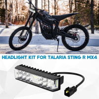 LED ไฟหน้าบาร์อัพเกรดชุดสำหรับ Talaria Sting R MX4 Dirt Bike Plug &amp; Play กีฬา H Ead Light ชุดสีขาวมอเตอร์ไซด์ขับรถโคมไฟ