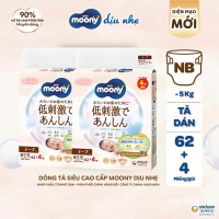 COMBO 2 GÓI. Tã dán/Tã quần Moony Dịu Nhẹ, Moony trắng siêu cao cấp cho Bé bỉm quần
