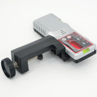 Outdoor Laser Level Detector Receiver With Clamp for RED Beam Lines 635nm Self 5 Lines