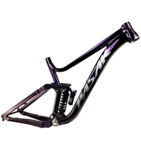 Soft Tailed Mountain Bike Frame 29 Inch 27.5 Inch 3.0 Tire Boost Barrel Axle Dazzling Purple Frame 148mm Speed Drop Dh Lindao Am