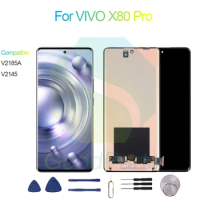 For VIVO X80 Pro Screen Display Replacement 3200*1400 V2185A, V2145 For VIVO X80 Pro LCD Touch Digitizer