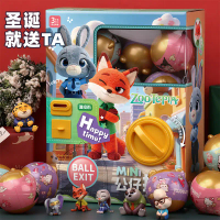 Mesin gacha Crazy 2 Nick dan Judy Zootopia, kotak misteri (blind box), mainan untuk kanak-kanak beru