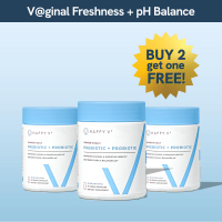 [adatvfad] Happy V Prebiotic & Probiotic 3-Pack Bundle TT - Capsules for Optimum Health & Edible Sup