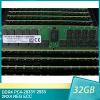 For MT Memory 32GB 32G DDR4 PC4-2933Y 2933 2RX4 REG ECC RAM High Quality Fast Ship