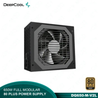 DeepCool Power Supply 80 PLUS Gold 650W 90% Efficiency Full Modular 120mm Silent Fan PC Power Supplie DQ650-M-V2L