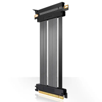 【EZDIY-FAB】新型PCIe4.0 16x VGA 顯示卡 延長排線 30cm 180度(顯卡延長排線)