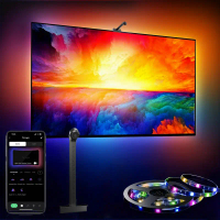 【HOT stock LED light string】 RGB-IC TV Backlight Strip With AR Color Sensor App Control with Music S