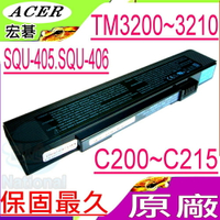 ACER 電池(原廠)-宏碁 電池- TRAVELMATE C200，C202，C203ETCI，C204TMI，C210，C213，C215，SQU-406