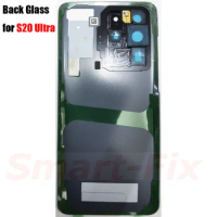 OEM Replacement Glass Back Cover Case For SAM-S20Ultra S20ULTRA Backcover Back Rear Battery Housing with Camera Lens