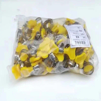 Túi 100 chiếc Đai siết ống quai dê 13-19mm , cổ dê, đai quai nhê có tay vặn kích cỡ 13-19mm