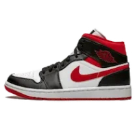 AIR JORDAN 1 MID GYM RED BLACK WHITE