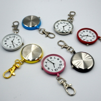 機械錶 護士錶 迷你復古懷錶老人錶電子鑰匙扣護士錶男女學生考試用便攜口袋掛錶『wl1131』