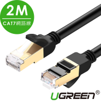 綠聯  CAT7網路線 F/FTP版 黑色 2M