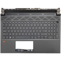 95%New Original For DELL G15 5520/5521/5525 Palmrest US Keyboard With English Standard Keyboard