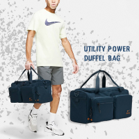 Nike 包包 Utility Power Duffel Bag 男女款 藍 行李袋 健身包 手提 大容量 CK2795-454