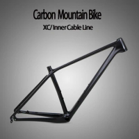 27.5 /29ER M5 MTB Carbon Frame Quick Release 135mm Carbon Mountain Bike Frame Disc Brake Internal Cable Line Frameset