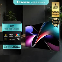 Hisense TV UX Vidaa Smart RGB-MiniLED TV 116 inch 3D Colour Master Pro Ultimate Saturation & Precisi