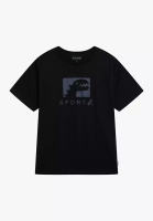Sport b. 男裝 SPORT b. DINO 方形標誌印花T恤 (SPORT b. by agnes b.)