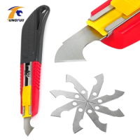 Steel Hook Blades Cutter Hook knife Acrylic CD Cutting Tool Knife Blade DIY Hand Tools for ABS Plate Acrylic Board Plastic Sheet
