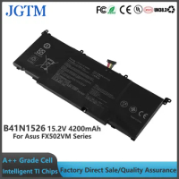 JGTM B41N1526 15.2V 4200mAh Laptop Battery for Asus FX502VM FX60VM FX502VM-AS73 FX502VM-FY361T ROG Strix GL502VT