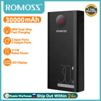 Romoss Power Bank 30000mAh 30W 22.5W Fast Charge Type C Portable Charger 30000 Powerbank External Battery For Xiaomi 13 iPhone