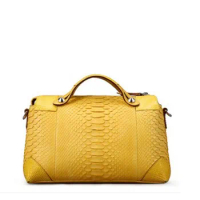 ledai snake Leather bag women 2023 new fashion Korean version with python skin fashion handbag women bag